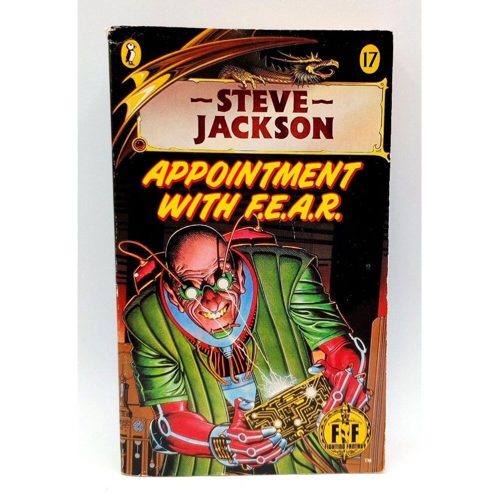 Appointment with F.E.A.R. (Puffin Books) by Steve Jackson 1987